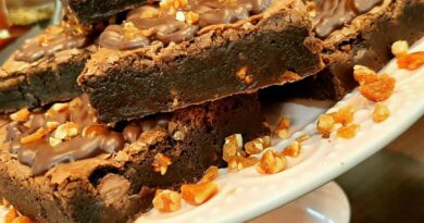 Brownie de Amendoim Crocante
