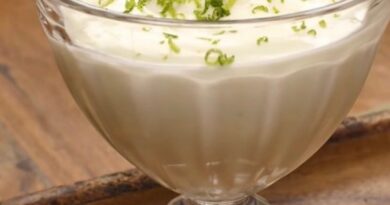 Mousse de Limão Fit