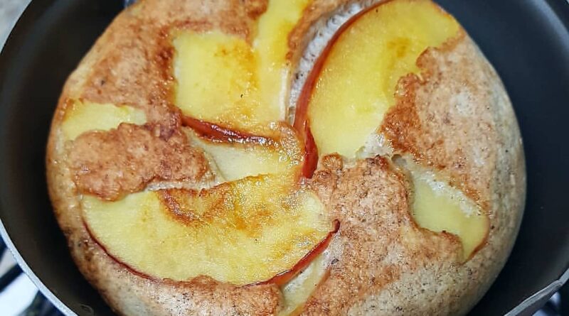 Torta de Maçã e Canela de Frigideira