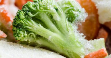 Brócolis congelado no air fryer