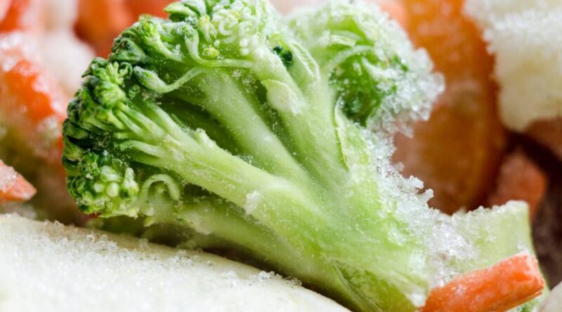 Brócolis congelado no air fryer